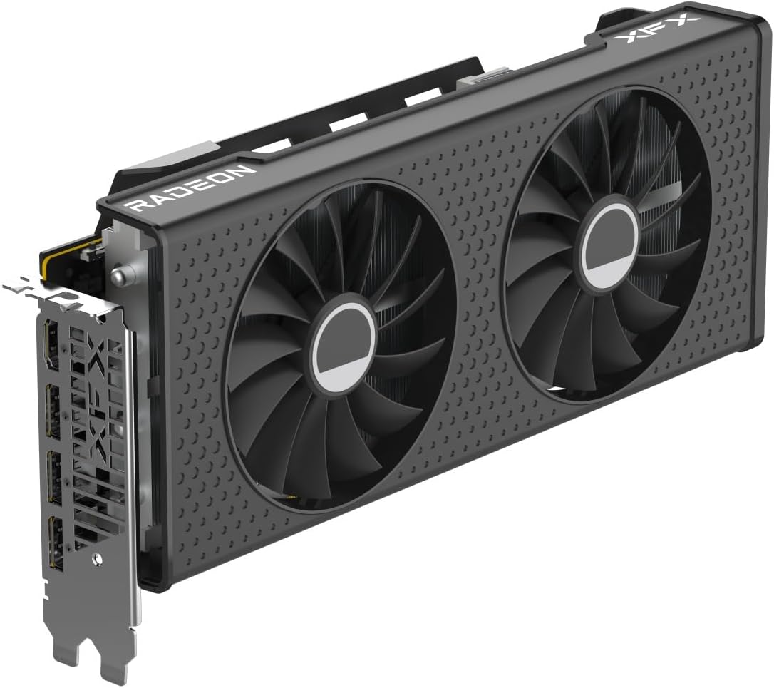 XFX Speedster SWFT210 Radeon RX 7700XT Gaming Graphics Card with 12GB GDDR6 HDMI 3xDP, AMD RDNA 3 RX-77TSWFTFA
