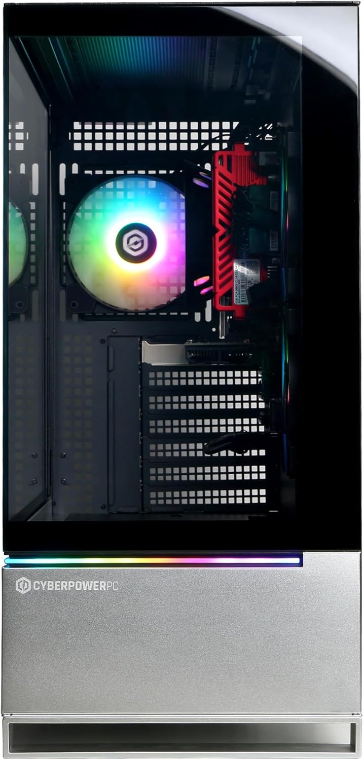 CyberPowerPC Gamer Master Gaming PC, AMD Ryzen 5 5500 3.6GHz, Radeon RX 6400 4GB, 16GB DDR4, 500GB PCIe Gen4 SSD, WiFi Ready & Windows 11 Home (GMA3100A)