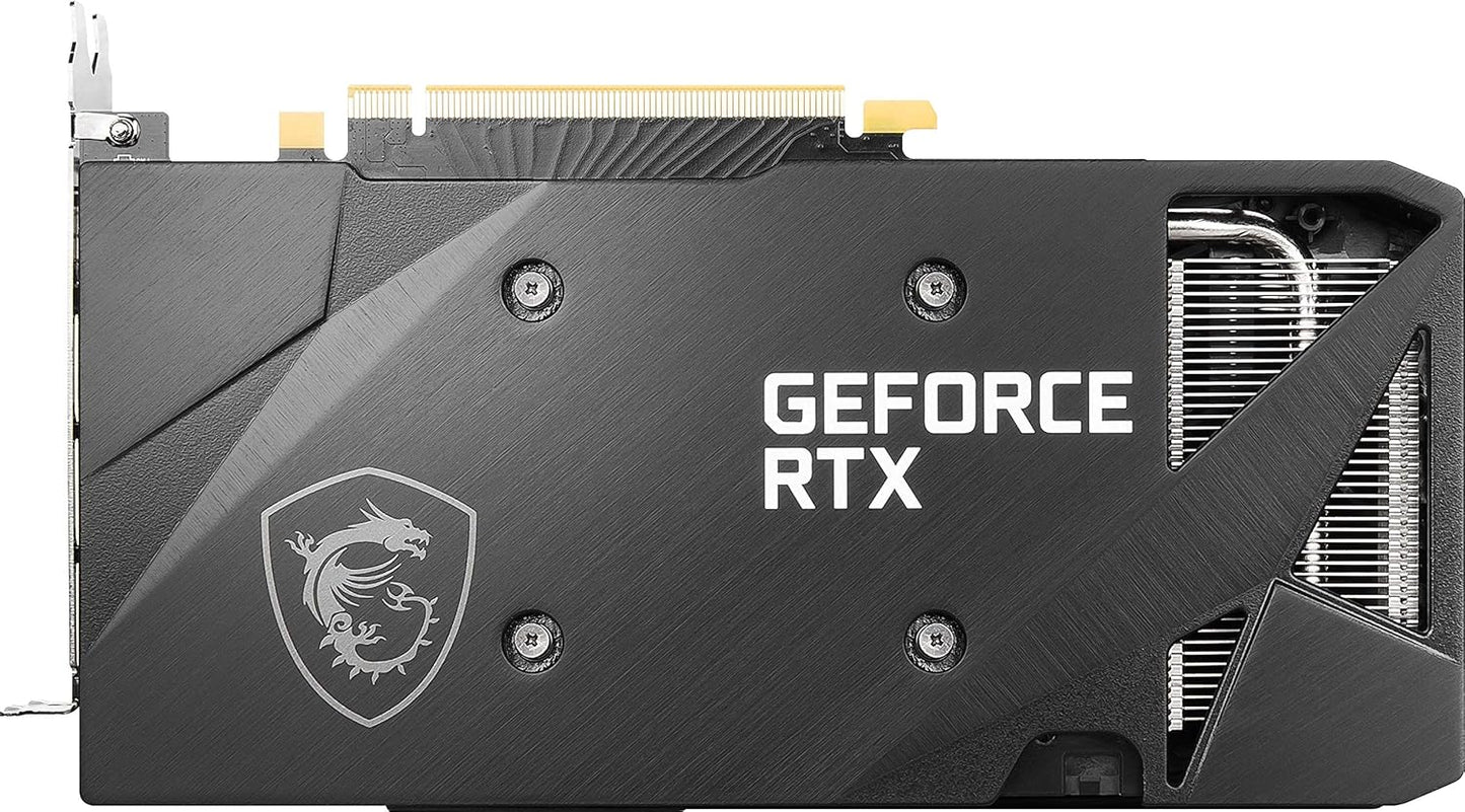 MSI GeForce RTX 3060 Ventus 2X 12G OC, Gaming Graphics Card - NVIDIA RTX 3060, 12GB GDDR6 Memory, 192-bit, 15 Gbps